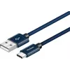Kaabel YENKEE YCU 301 BE USB-A 2.0/USB-C 1m Lilla