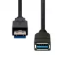 USB-pikenduskaabel ProXtend USB3AAF-001 3.2 Gen1, 1 m, USB-A-pesa kuni USB-A-pistik