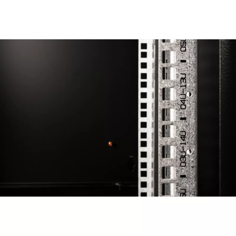 Seinale paigaldatav kapp Digitus DN-19 16-U-SW
