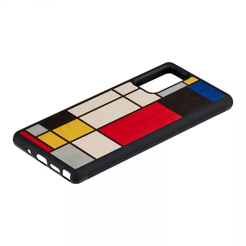 Kaitsev puidust nutitelefoniümbris Man and Wood Galaxy Note 20 Mondrian Wood Must