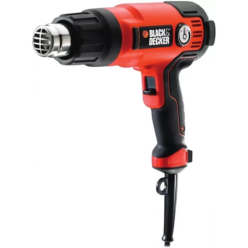 Kuumaõhupuhur Must & Decker KX2200K-QS — 2000 W, 720 l/min, kuni 645°C, püstolkäepide, 900 g