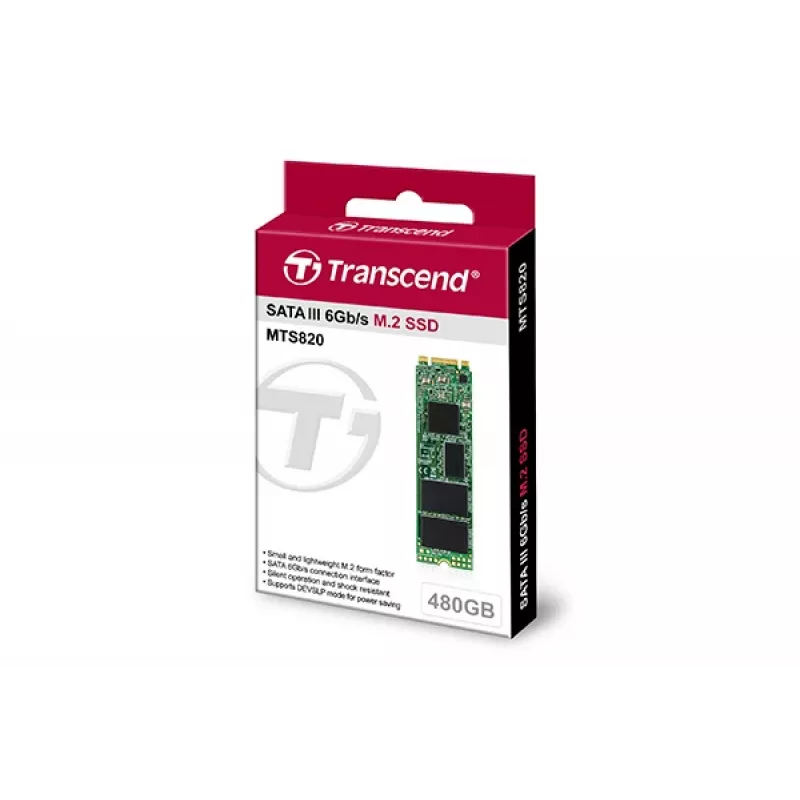 SSD-ketas Transcend 480GB M.2 6Gbit/s TS480GMTS820S