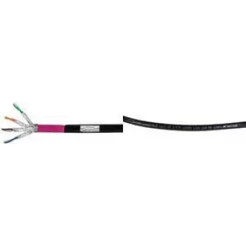 Logilink Professional - Kaabel rullis - 25 m - S/FTP - Cat.7 toorkaabel - Halogeenivaba, välitingimustesse, Gigabit Etherneti tugi, otse maetav - Must (CPV0080)