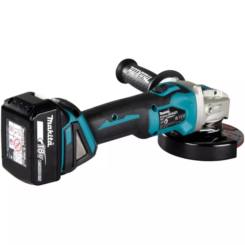 X-LOCK juhtmeta nurklihvija DGA521ZX1, 18 V (sinine/must, ilma aku ja laadijata)