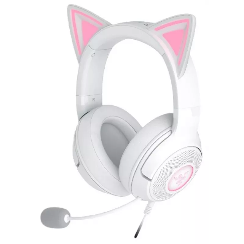 Peakomplekt Razer Kraken Kitty V2 juhtmega USB Type-A valge — kõrvaväline, peapael, 20–20000 Hz, 2 m kaabel