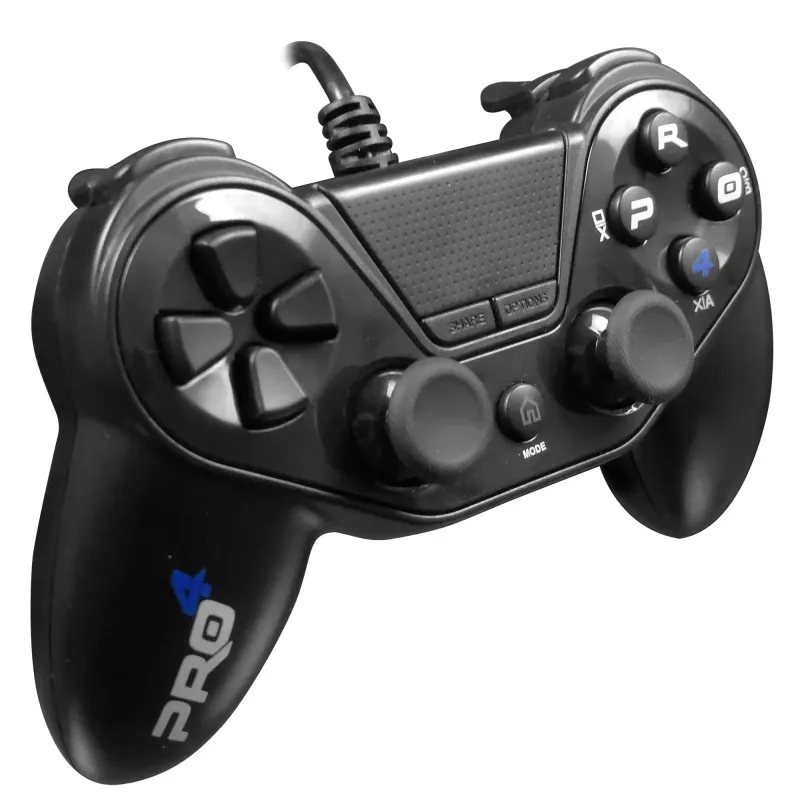 Juhtmega mängukontroller SUBSONIC SA5417 PS4-le, must