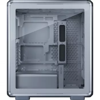 Cooler Master MasterFrame 500 Mesh PC-korpus, Midi-Tower, E-ATX, karastatud klaas – hõbedane
