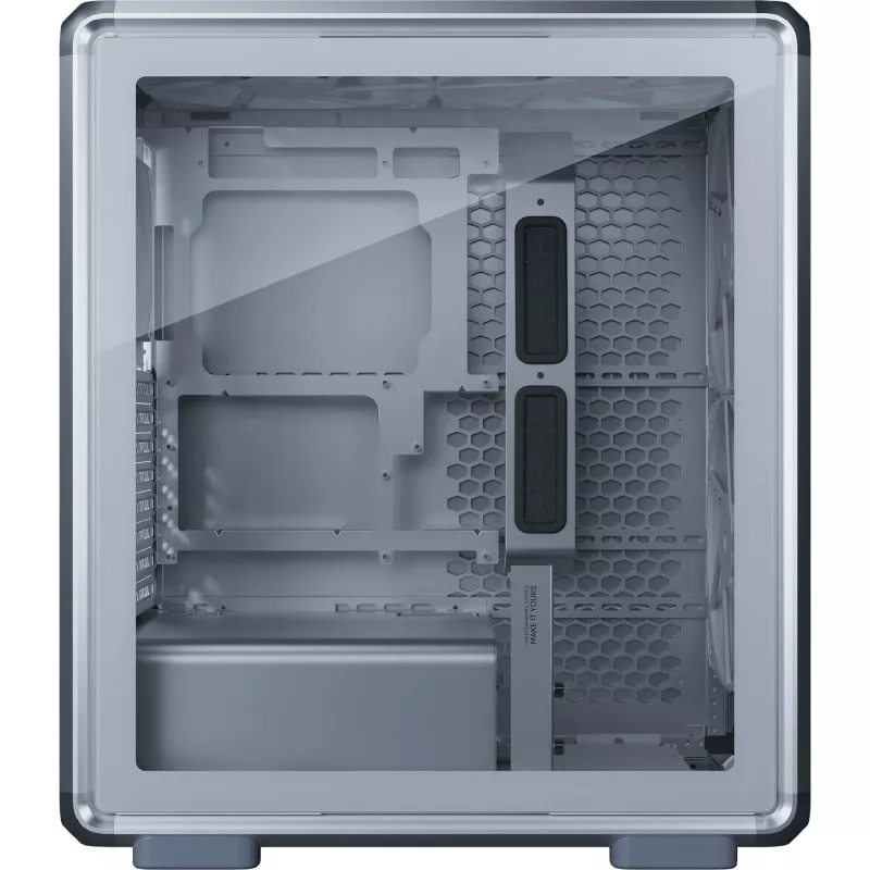 Cooler Master MasterFrame 500 Mesh PC-korpus, Midi-Tower, E-ATX, karastatud klaas – hõbedane