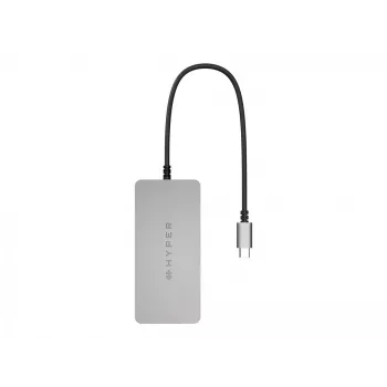 HYPER HDMB2 liidese jaotur USB 3.2 Gen 1 (3.1 Gen 1) Type-C 5000 Mbit/s Roostevaba teras