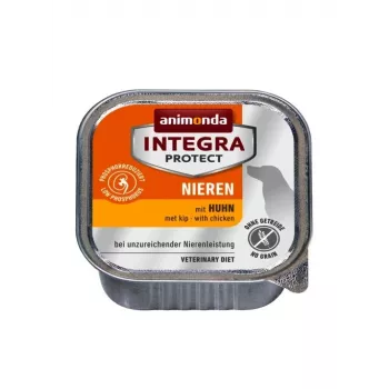 Märg koeratoit animonda Integra Protect Nieren kana 150 g — täiskasvanud koertele, neerutoetus, teravilja- ja gluteenivaba