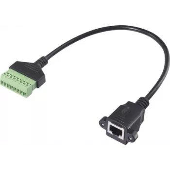 Renkforce RJ45 võrguadapterikaabel[1x RJ45-pesa 8p8c - 1x klemmühendus] 30 cm (RF-6443976)