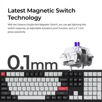 Mehaaniline klaviatuur Keychron Q6H-M1 Wireless RGB Carbon Must