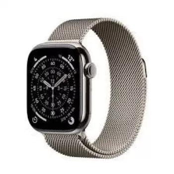 Apple Watch S11 Cell 42 mm elegantse naturaalse rihmaga