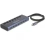 DeLOCK 63410 USB 3.2 Gen 1 USB-C jaotur 5000 Mbit/s sinine