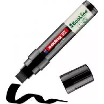 Marker Edding 52 EcoLine Must ots 4,0–15,0 mm, must tint, täidetav korpus