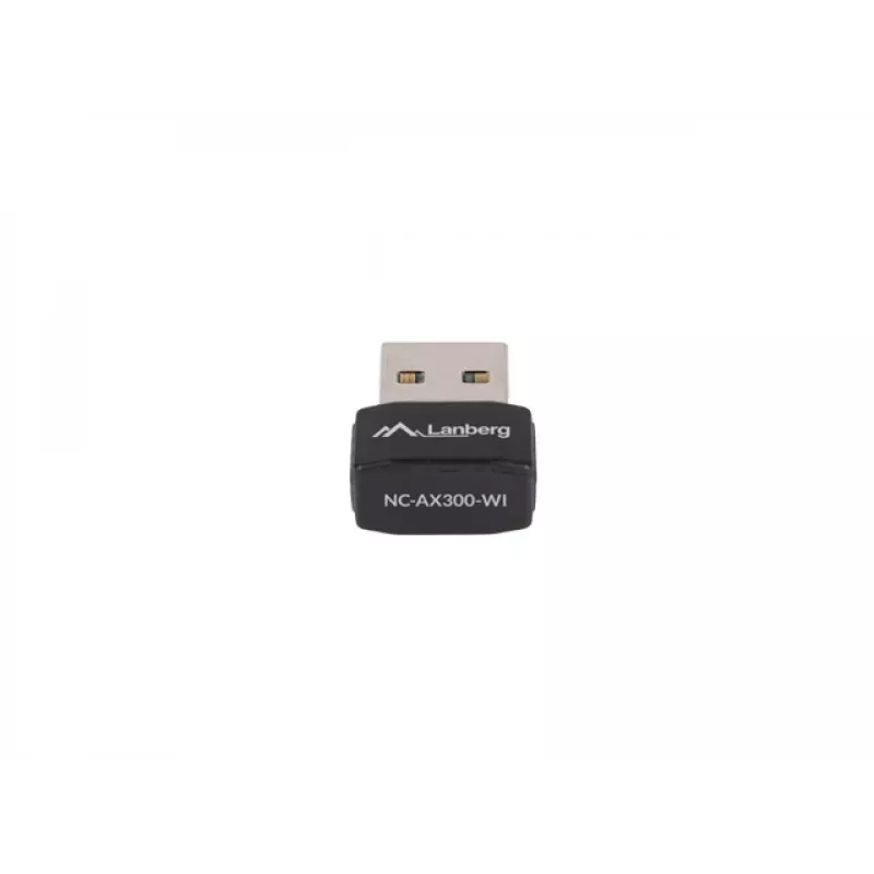 Lanberg USB-adapter traadita võrgukaart, NC-AX300-WI AX300