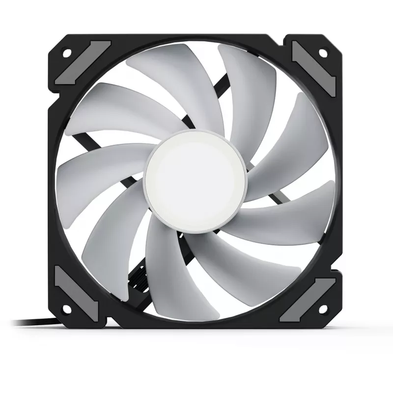 SHARKOON SHARK Mirror 120mm ARGB PWM korpusventilaator - must