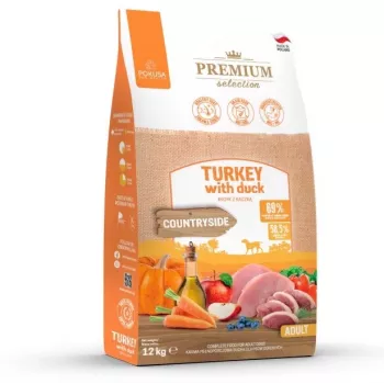 POKUSA Premium Selection täiskasvanud koertele kalkuniga with duck - kuiv koeratoit - 12kg