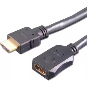 HDMI-kaabel e+p HDMV 402 2 m tüüp A isane emasele must