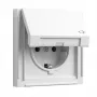 Schuko pistikupesa Gira TX_44 Reinwei, mudel 445466