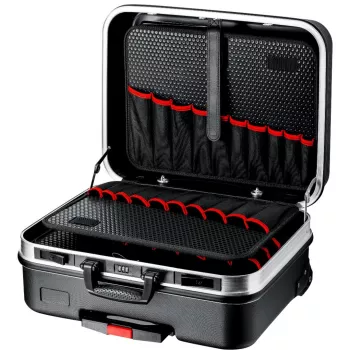 Knipex BIG Basic Move tööriistakast, akrüülnitriilbutadieenstüreen (ABS), alumiinium, must