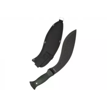 Machete Mil-Tec kukri 15534000 — roostevabast terasest tera 255 mm, kogupikkus 375 mm, ABS-käepide, kaasas kate