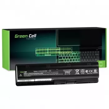 Aku roheline Cell HP 635 650 655 Pavilion G6 G7 jaoks, Li‑Ion 10,8 V 4400 mAh, 6 elementi, must