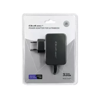 Toiteadapter QOLTEC 45W 19V kaasaskantavatele seadmetele — asendusadapter 45 W 19 V