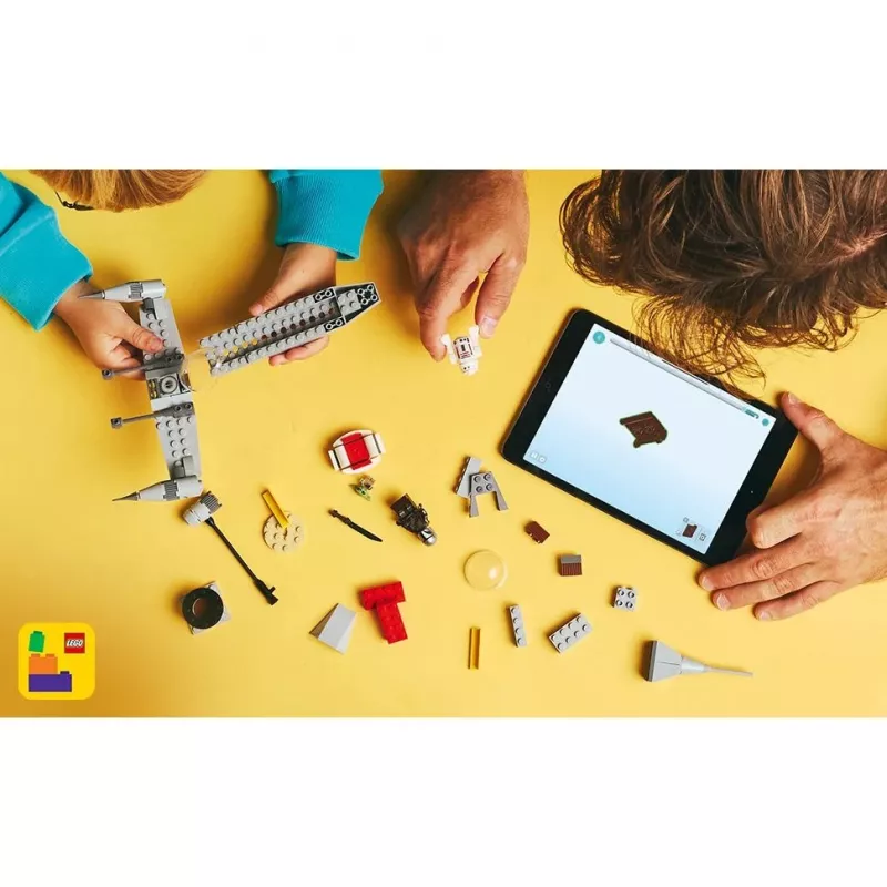 LEGO Star Wars komplekt 75410 N-1 tähelennuki mudel 92 tk, minifiguurid Mando ja Grogu