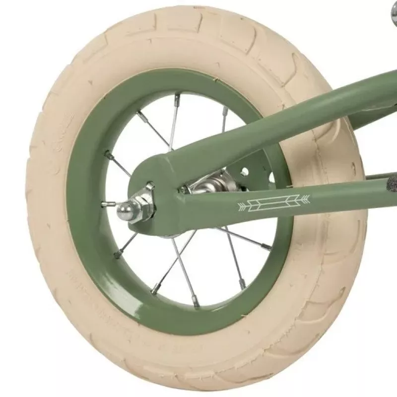 Jooksuratas HUFFY Vintage 10 tolli roheline – HUFFY 27284W, 10-tollised rattad, pedaalideta õpperatas