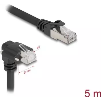 DeLOCK võrgukaabel Must 5 m Cat6 SF/UTP RJ-45