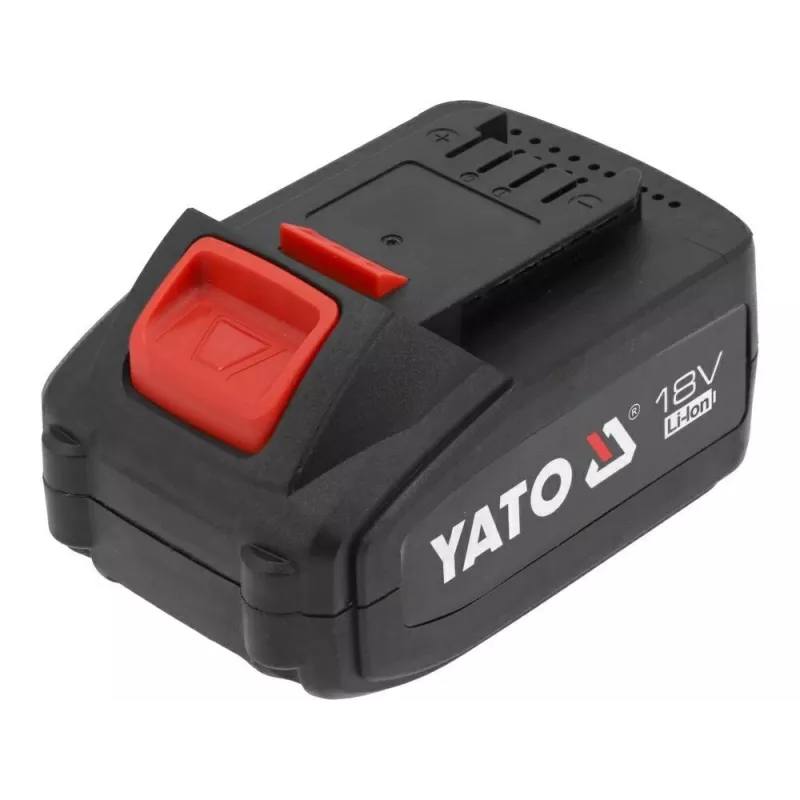 Aku juhtmeta tööriistadele YATO YT-828463 — Li‑Ion 18V 4Ah, punane, laadimisnäidik