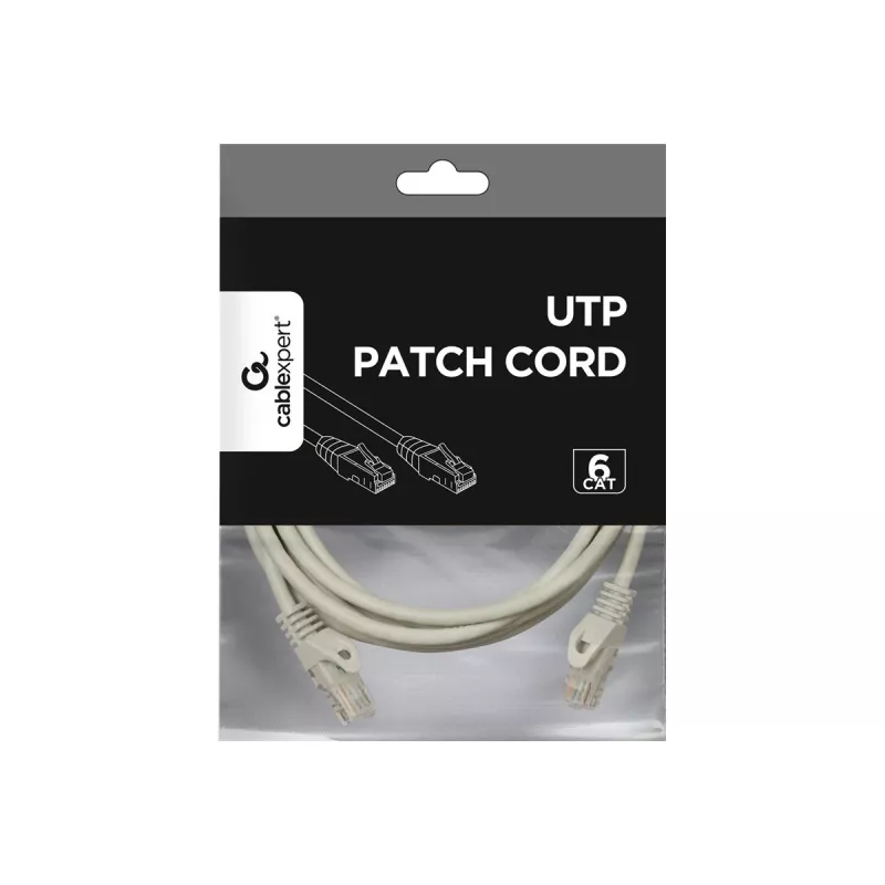 Gembird PP6U-3M võrgukaabel hall Cat6 U/UTP (UTP)