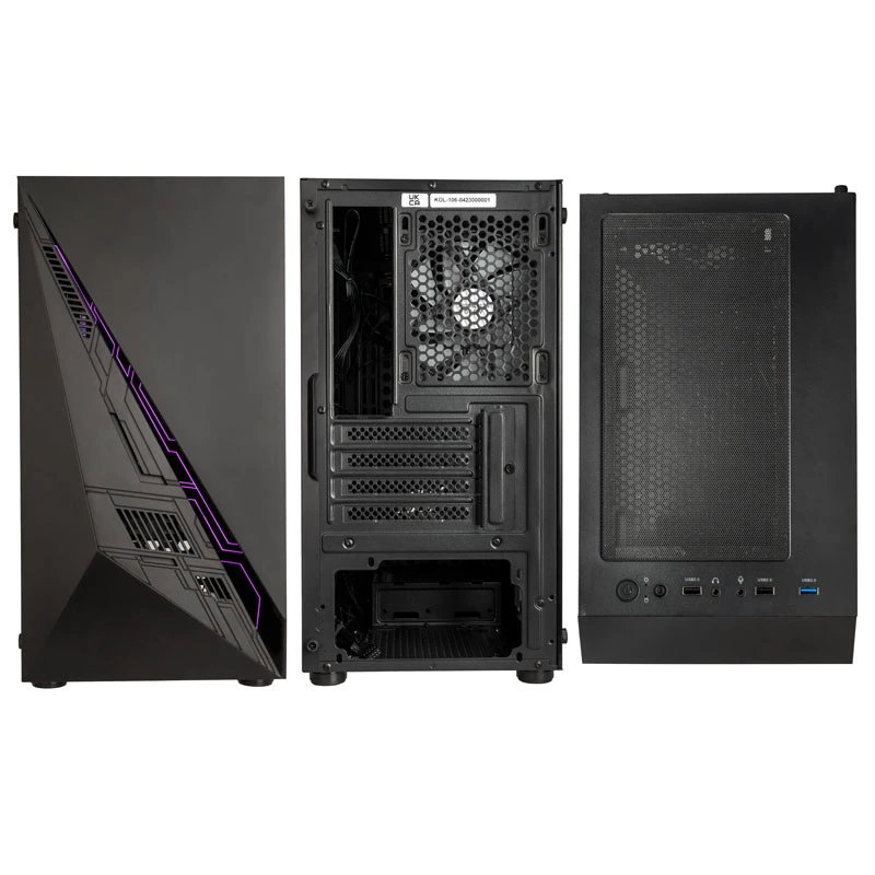 Arvutikorpus Kolink Inspire K2 Plus ARGB Micro-ATX Must