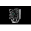 Õhkjahuti DeepCool AK500S Digital SE — 120 mm ventilaator, toetab LGA1700/AM5/AM4 ja Intel LGA115x/1200 pesasid, must