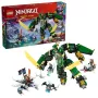 LEGO NINJAGO komplekt 71845 Lloyd’s Jet Mech — 1112 tükki, 5 minifiguuri, liigutatavad tiivad, kõrgus 240 mm