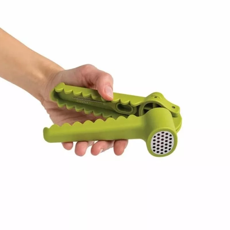 Küüslaugupress varrega Ototo Design Garligator roheline plastik teras