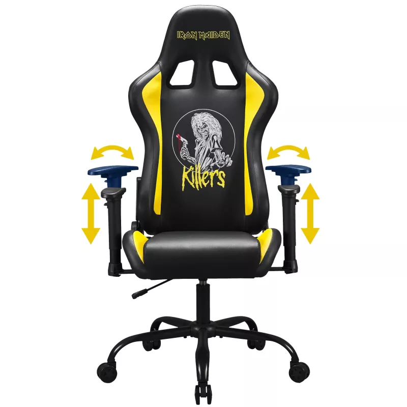 Mängutool SUBSONIC Subsonic Pro Iron Maiden Killers — ergonoomiline disain, reguleeritav kõrgus