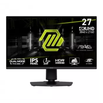 MSI MAG 275UPD E14 mängumonitor - 27 - 4K UHD, kaherežiimiline UHD jaoks 144 Hz ja FHD jaoks 288 Hz [Energiaklass F] (9S6-3CE89M-016)