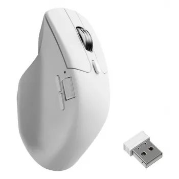 Hiir Keychron M6 paremakäeline RF-juhtmevaba + Bluetooth + USB-C optiline 30000 DPI valge