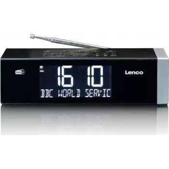 Alarm clock radio Lenco CR-640BK DAB+ with Bluetooth 5.0 and LCD display