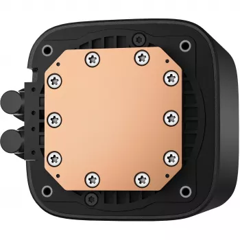 Universaalne vedelikjahutus DeepCool LE240 V2 240 mm, 2x120 mm ventilaatorid, hüdrauliline laager, AM5 tugi, 41 cm voolikud, must