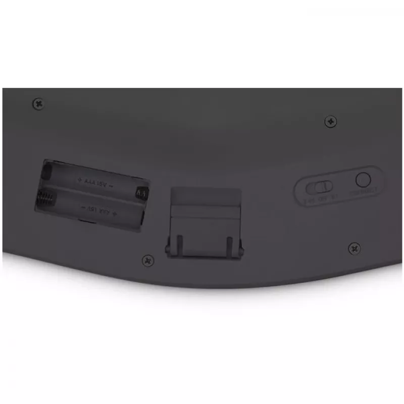 Kensington ProFit Ergo juhtmevaba klaviatuur FR, täissuuruses (100%), juhtmega ja juhtmevaba, RF-juhtmevaba + USB, AZERTY, must