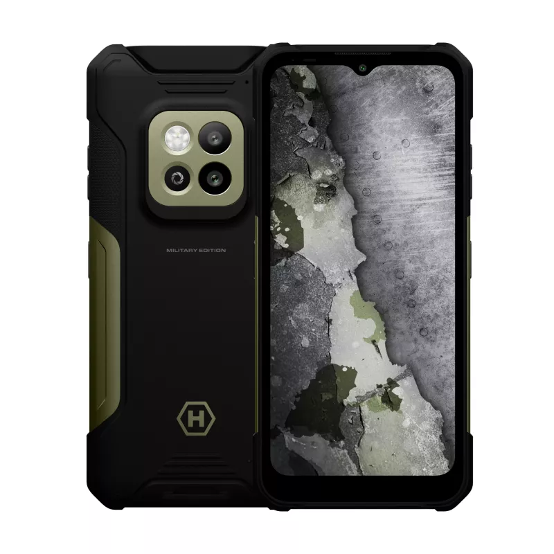 Töökindel nutitelefon MYPHONE Hammer Construction 2 5G Military Edition kahe SIM-kaardiga, veekindel