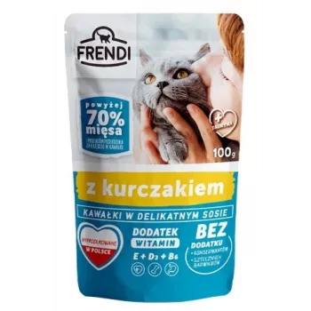 Märg kassitoit Frendi tükid kastmes kanaga 100 g
