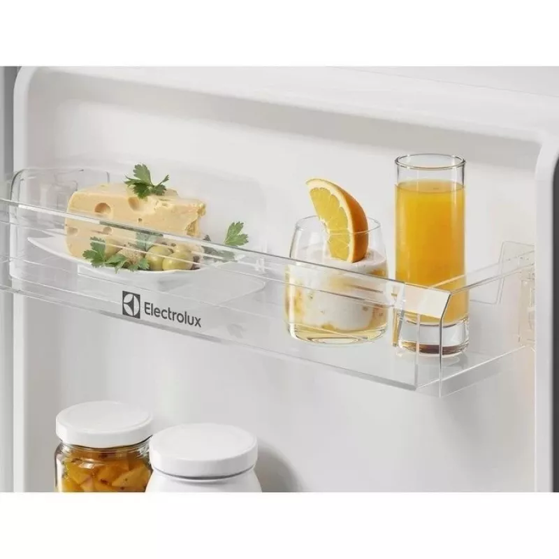 Sisseehitatav külmik-sügavkülmik Electrolux ENS3SE18S — roostevaba teras, ülemine sügavkülmik, pööratav uks, energiaklass E