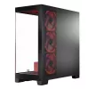 PC-korpus MODECOM Volcano SPACE APEX ARGB Midi Tower, karastatud klaas, USB-C, toetab ATX/microATX/Mini-ITX, GPU kuni 430 mm, CPU jahuti kuni 180 mm