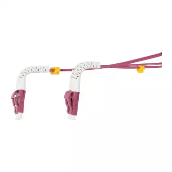 Synergy 21 LWL-2-Faser-Patchk. 10mtr.LC-LC 50/125um OM4 AD 2mm flexible Knickschutztülle - Multimode-Faser - 10 m