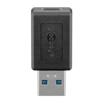 Goobay 45400 USB 3.2 1. põlvkonna adapter, USB-a pistik – USB-C pesa, Su