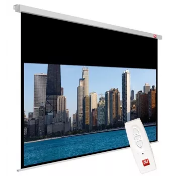 Projektsiooniekraan AVTEK Video Electric 240 4:3 — vaadatav 235×176,2 cm, üldmõõt 240×200 cm, elektriline puldiga, lae-/seina kinnitus